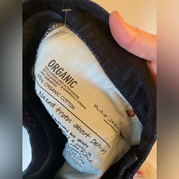 BRAND NEW NUDIE JEANS ‘Grim Tim’ skinny straight fit in Navy Thunder - Picture 7 of 12